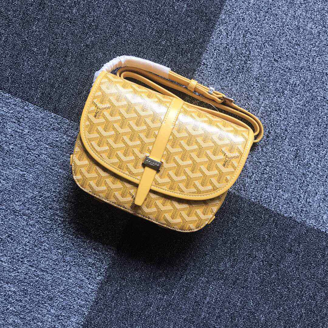 GOYARD BELVEDERE⬇️单扣邮差包配有灵巧的肩带和安全的闭合系统，适合各种场合，简约优雅且轻