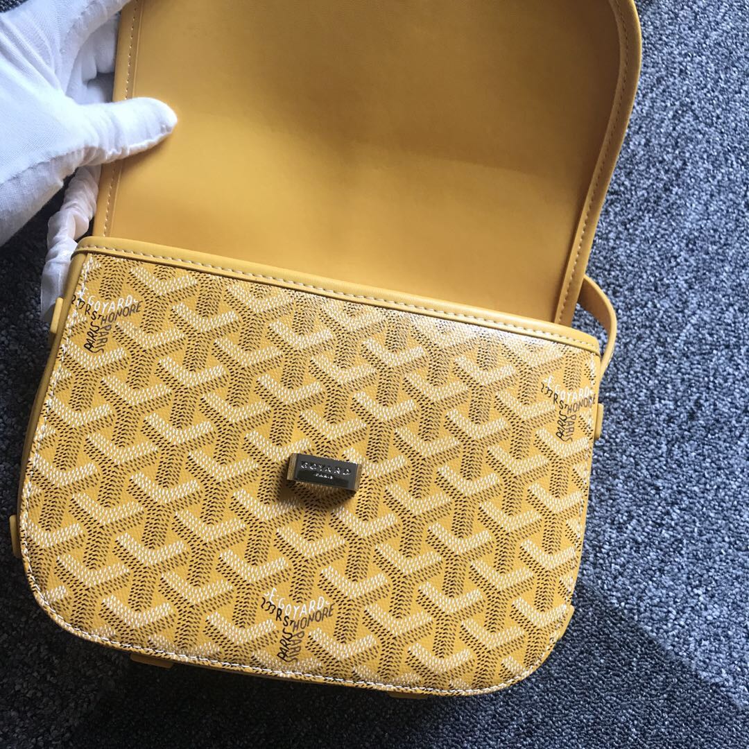 GOYARD BELVEDERE⬇️单扣邮差包配有灵巧的肩带和安全的闭合系统，适合各种场合，简约优雅且轻