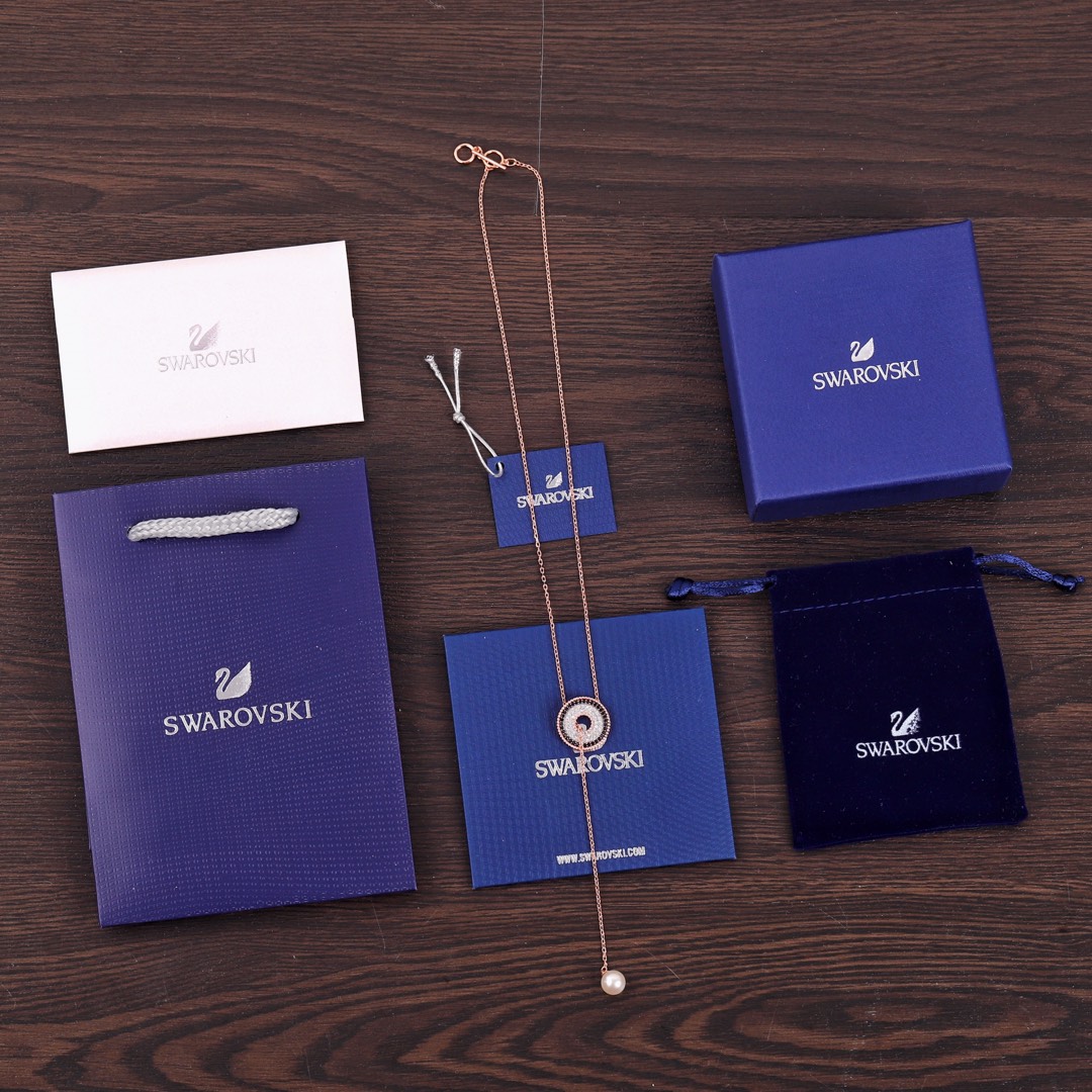 181777 [Swarovski Swarovski Necklace] Elegant and Romantic trendy Like a girl
