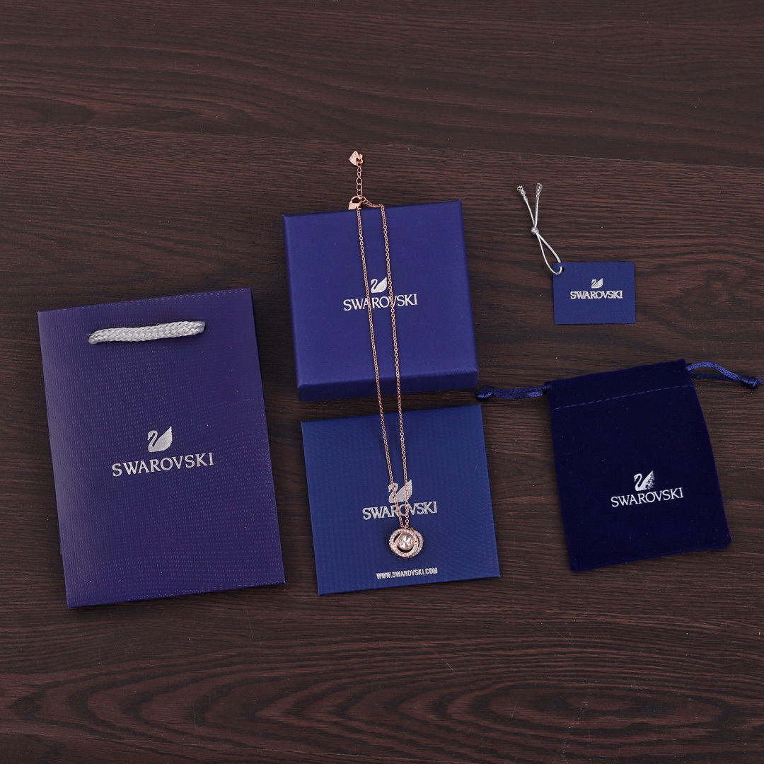 181776 [Swarovski Swarovski Necklace] Elegant and Romantic trendy Like a girl