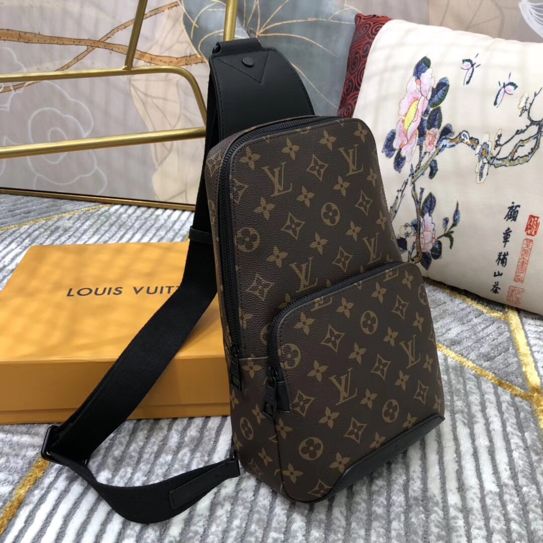 Louis Vuitton LV Avenue Crossbody & Shoulder Bags Best knockoff
 Black Weave Damier Graphite Canvas Cowhide Fabric Casual M41719