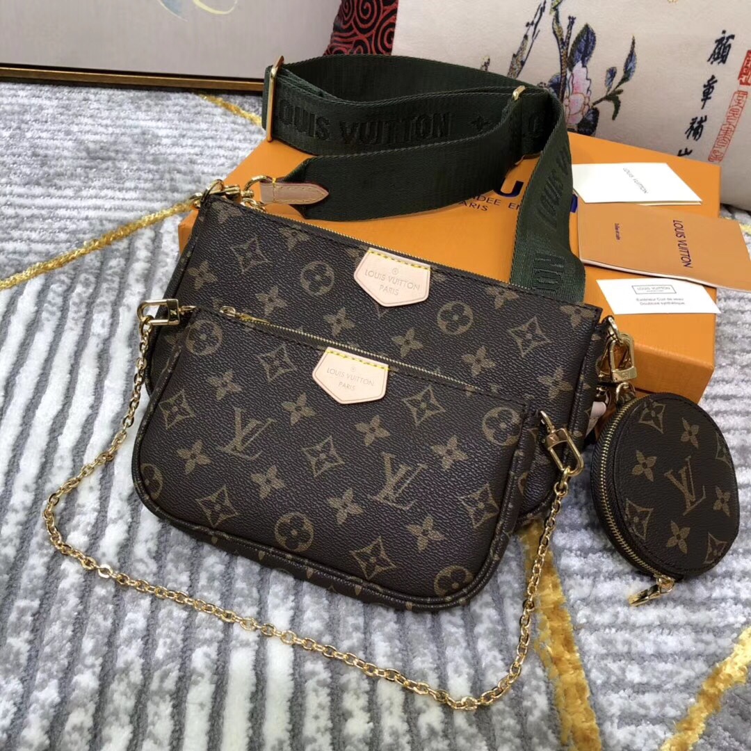 Louis Vuitton LV Favorite Bags Handbags Green Monogram Canvas Summer Collection M44813