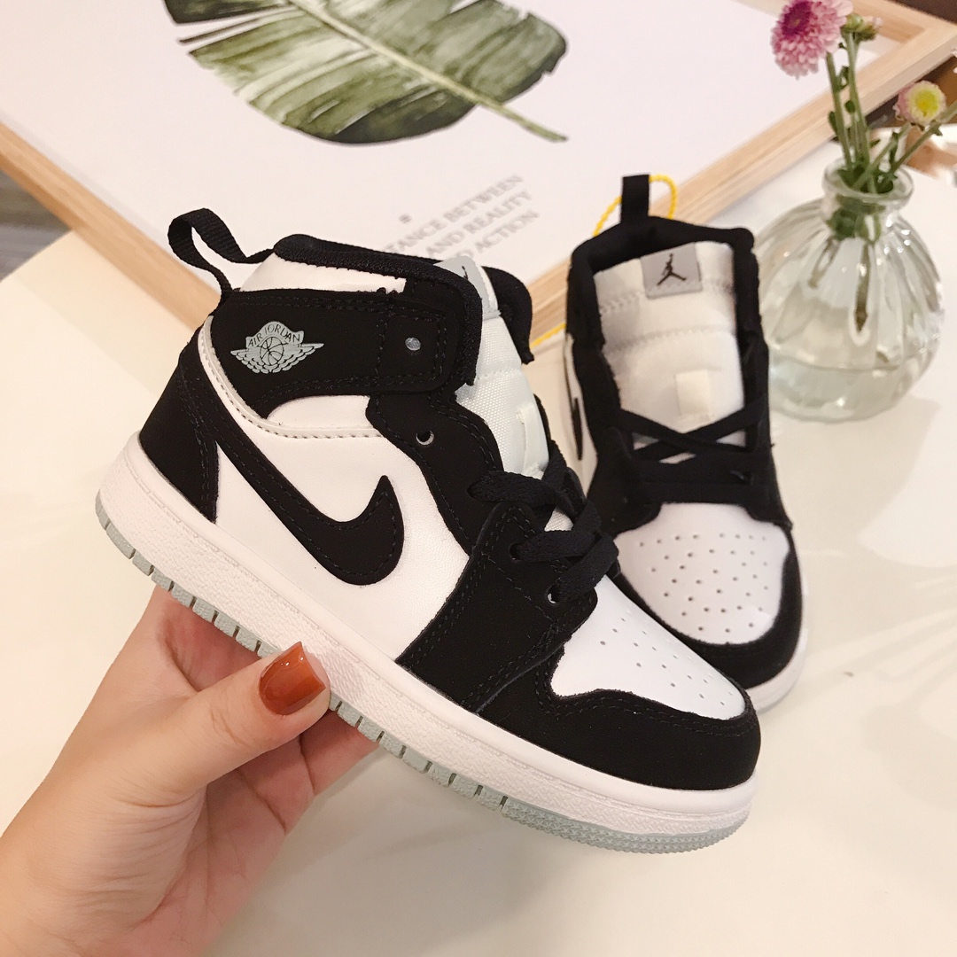 Air Jordan 1 Men’s Child Basketball Shoes Price and Details in Black & White