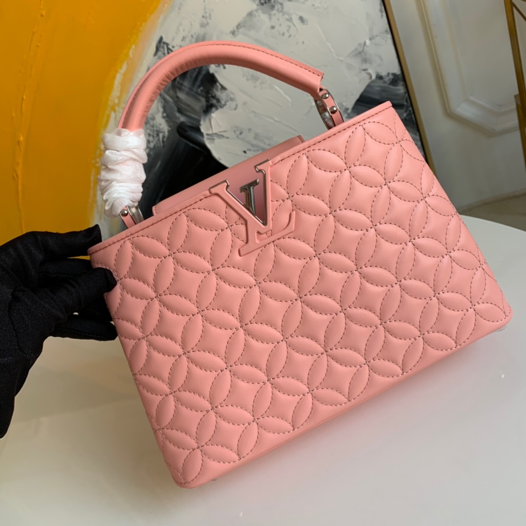 Louis Vuitton LV Capucines Good
 Bags Handbags Pink Sheepskin M55366