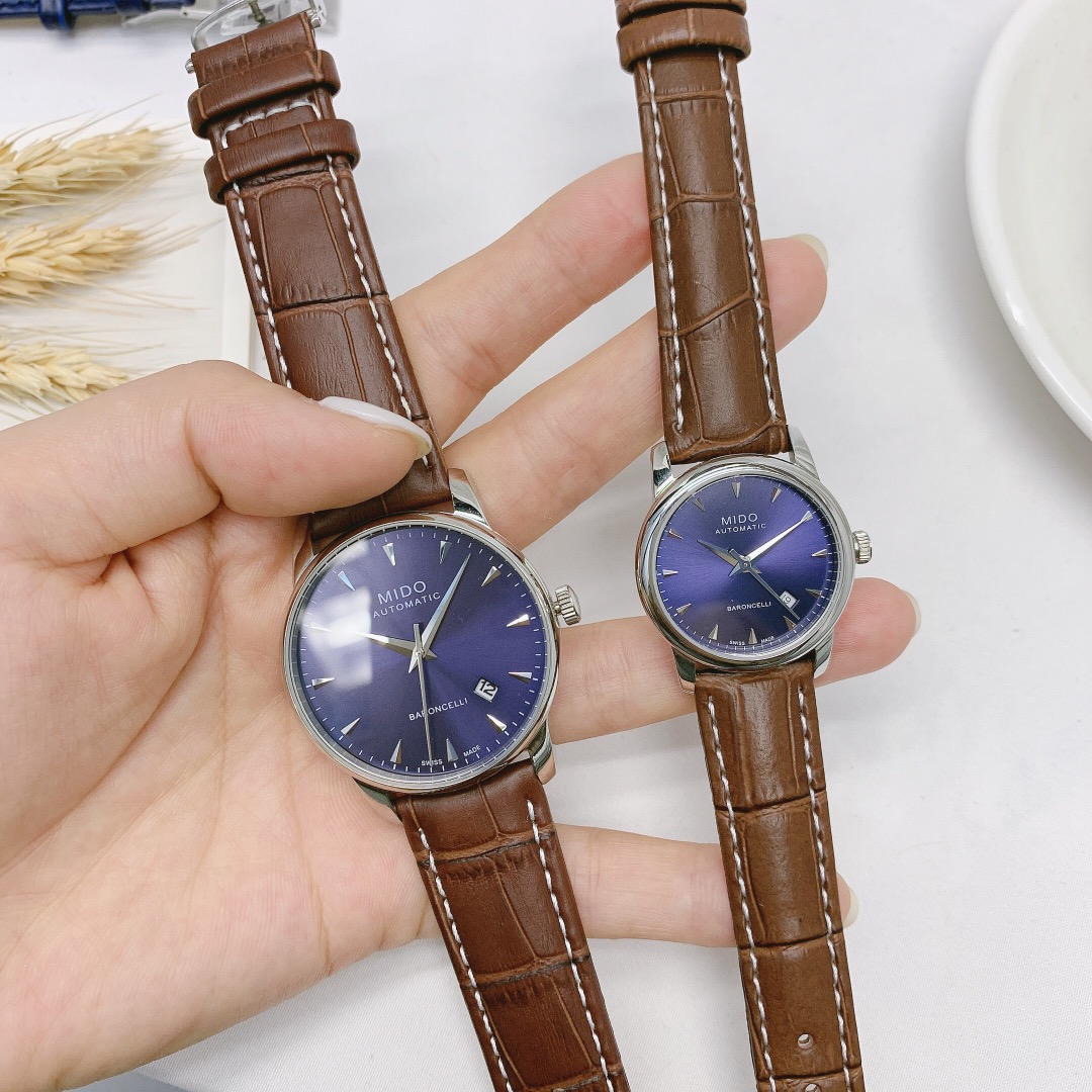 “Lovered Brand Precision Couple Watch-Pilot with Super-Strong Mineral Glass Material”