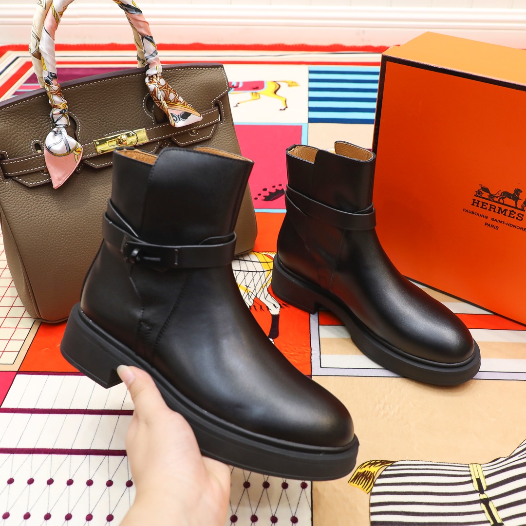 爱马仕 Hermès 高定典藏经典高奢皮鞋女鞋男鞋 #A6856D5D 4