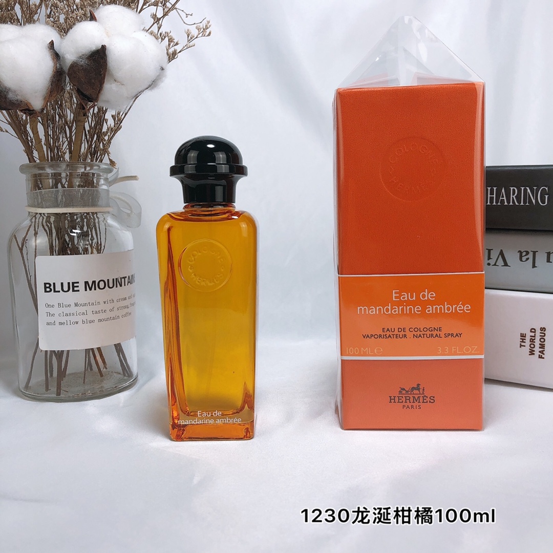 Hermes Mandarine Ambree Eau de Cologne 100ml - A Carefree and Gentle Fragrance