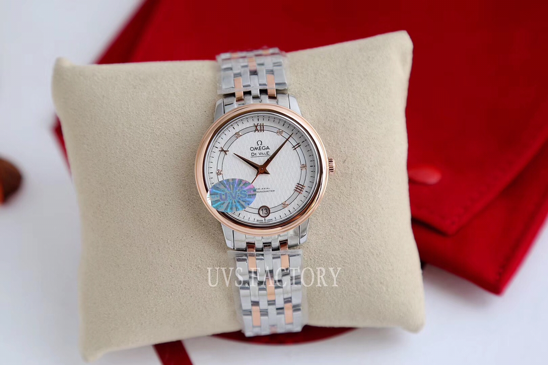 Omega（欧米茄） Style Beige Leather Watches Lookbook Reference image 2