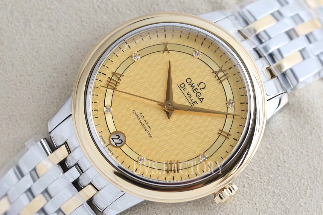 Omega Style Beige Leather Watches Watches Watches detail image 4 from source 765563