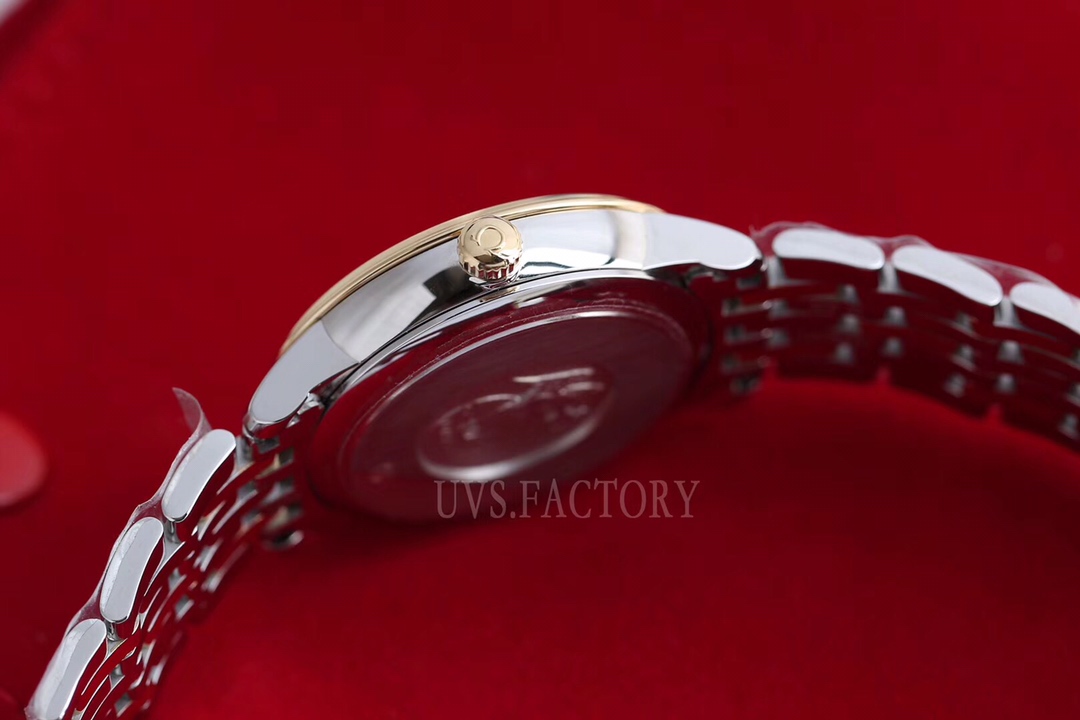 Omega Style Beige Leather Watches Watches Watches detail image 5 from source 765563