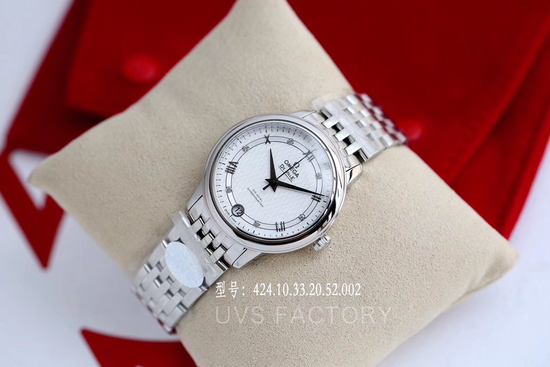 Omega Style Beige Leather Watches Watches Watches detail image 4 from source 765564