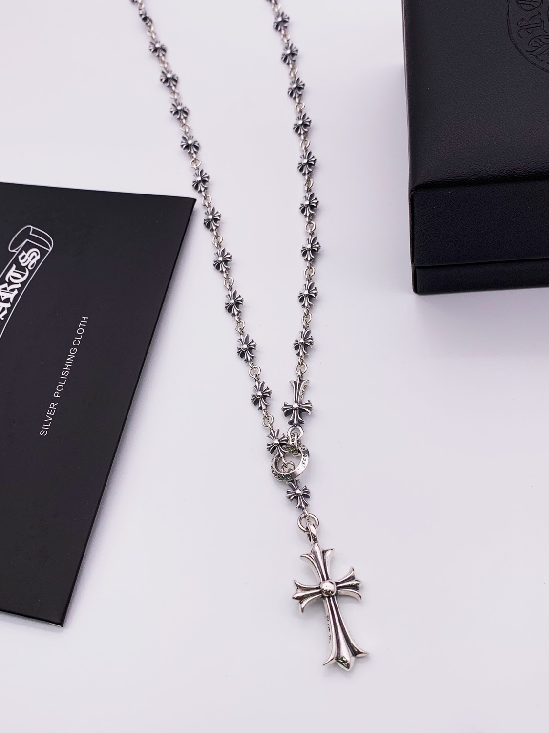 Chrome Hearts Jewelry Necklaces & Pendants Rose 925 Silver Winter Collection