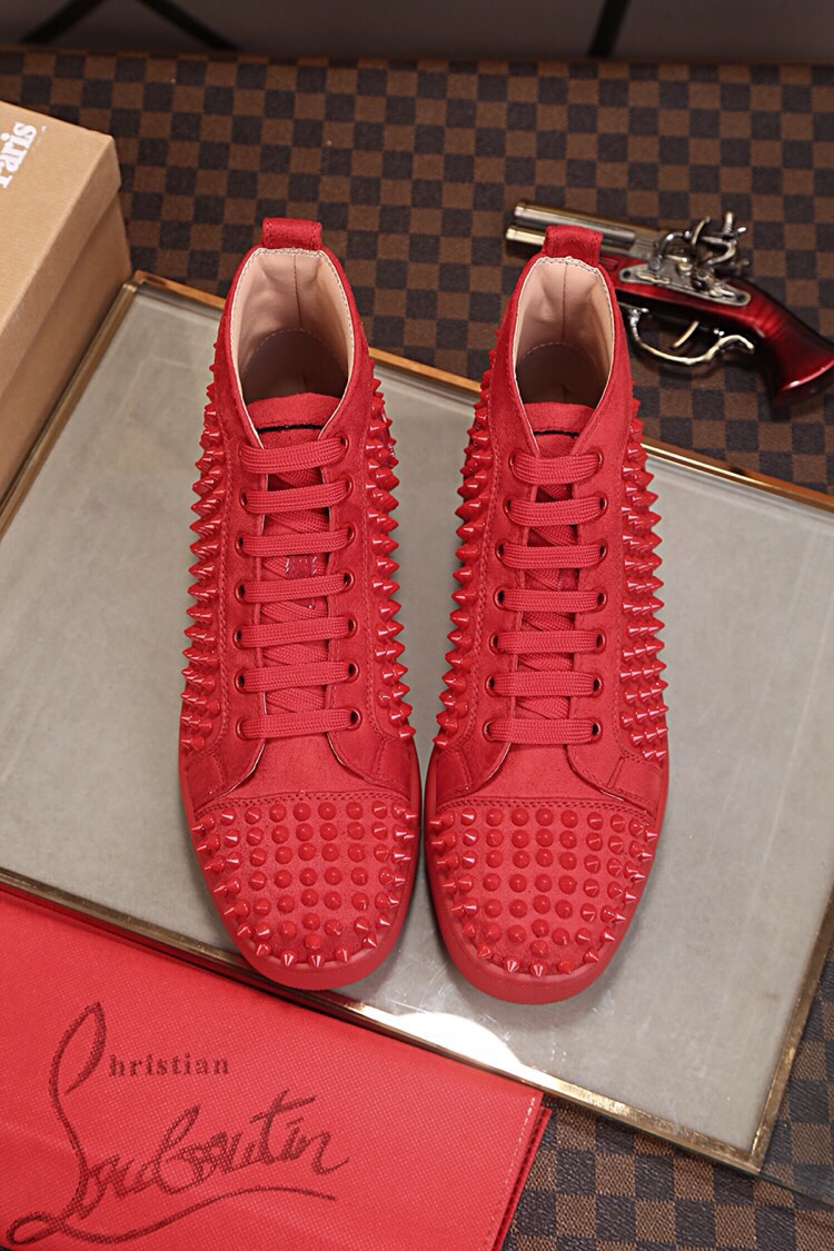 Christian Louboutin（cl男） Style Leather Men's Shoes Lookbook Reference image 1