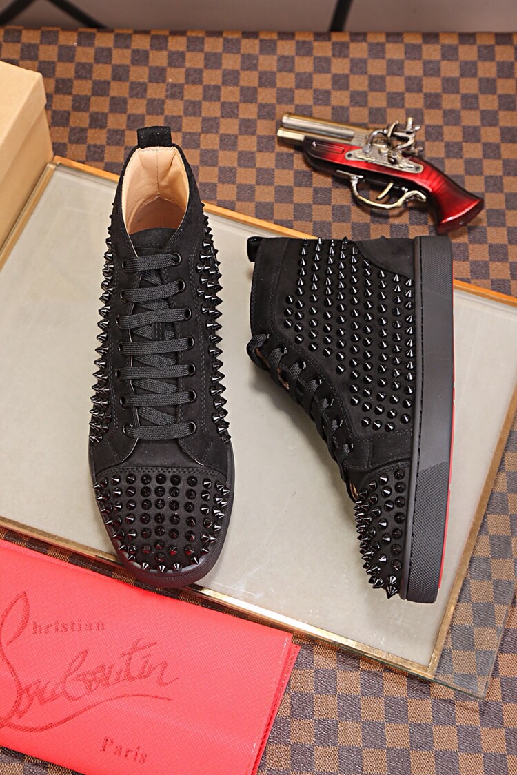 Christian Louboutin（cl男） Style Leather Men's Shoes Lookbook Reference image 2