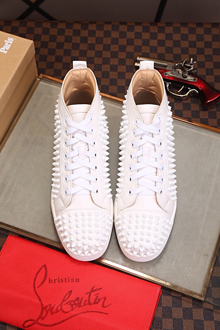 Christian Louboutin（cl男） Style Leather Men's Shoes Lookbook Reference image 1
