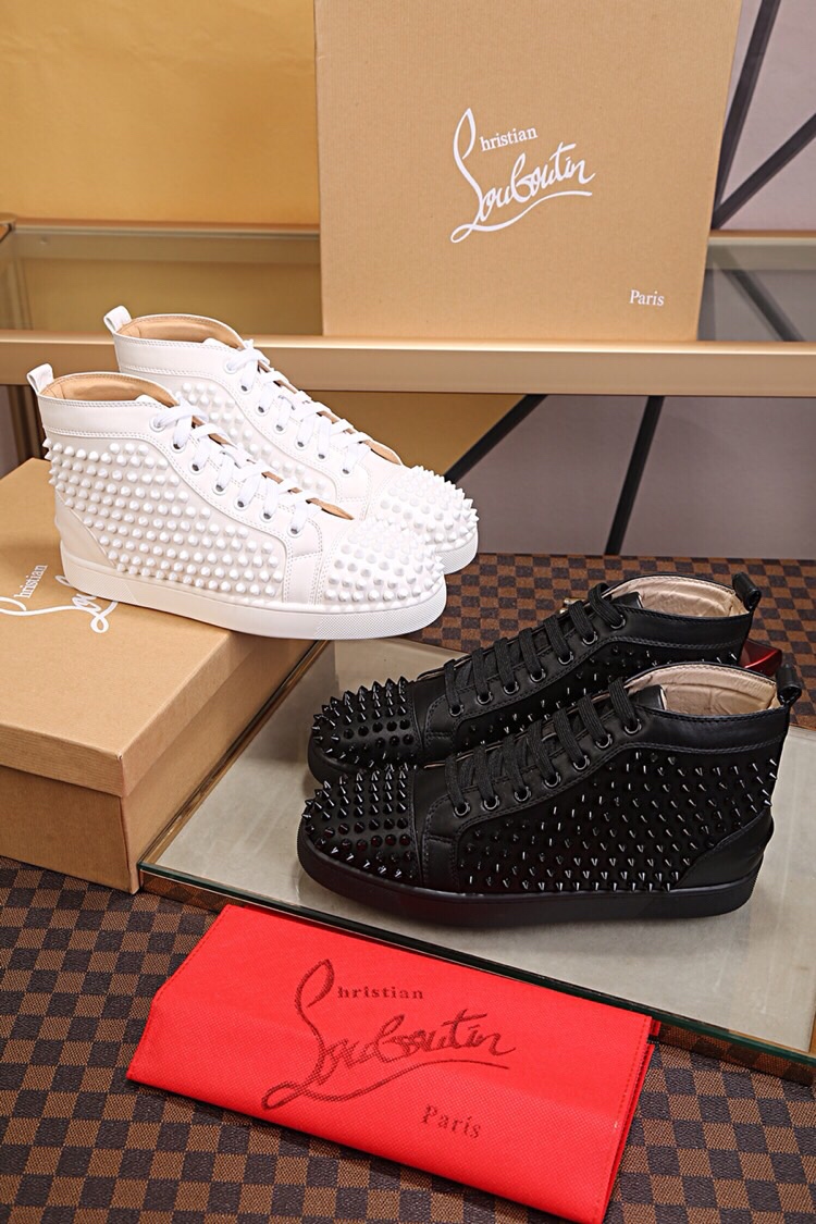 Christian Louboutin（cl男） Style Leather Men's Shoes Lookbook Reference image 1