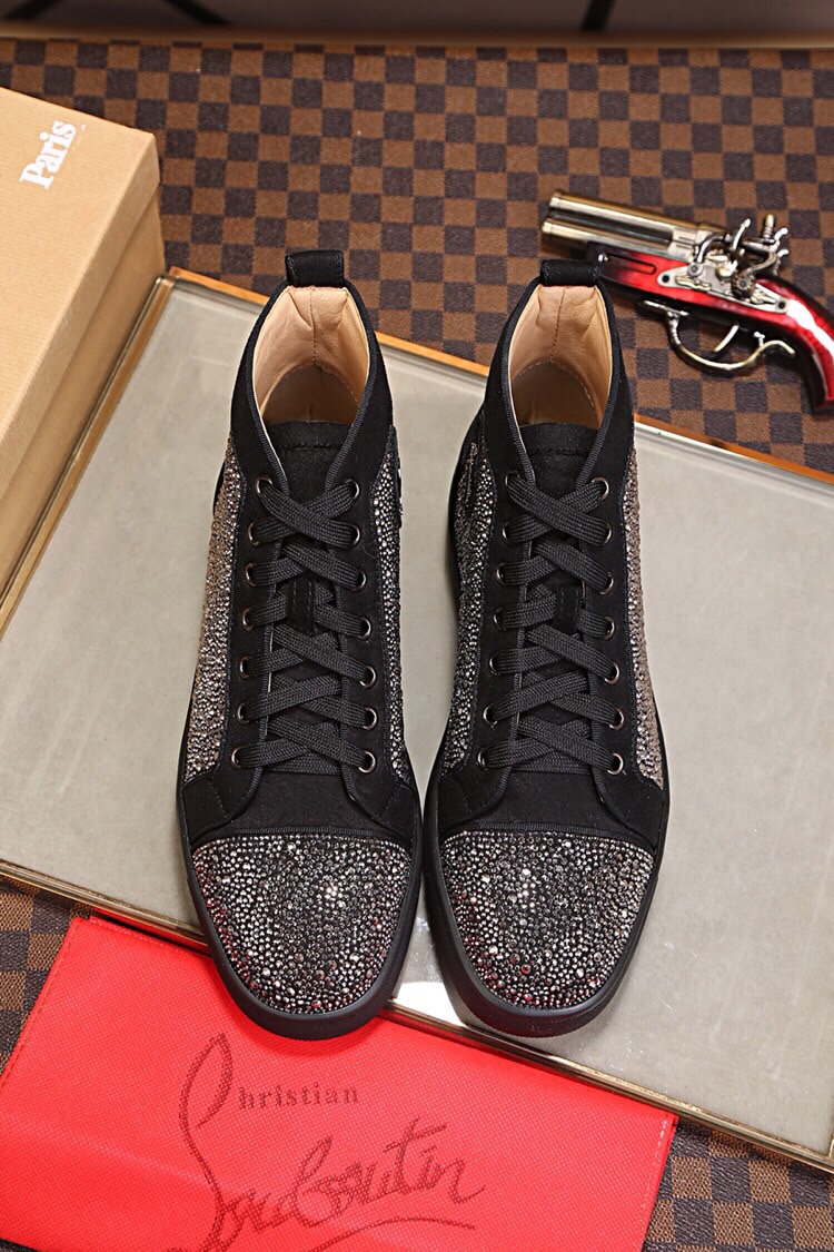 Christian Louboutin（cl男） Style Leather Men's Shoes Lookbook Reference image 1