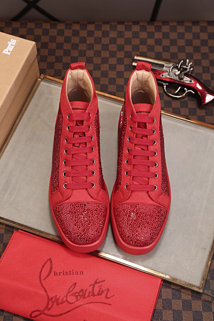 Christian Louboutin（cl男） Style Leather Men's Shoes Lookbook Reference image 2