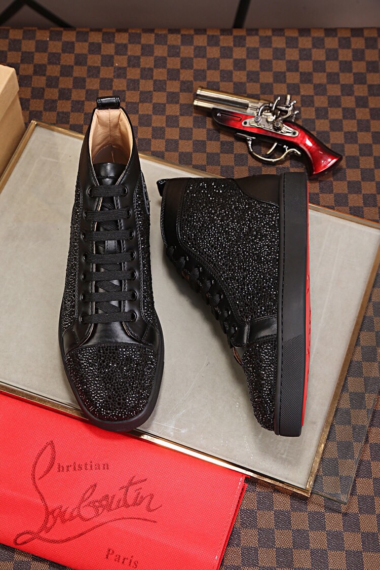 Christian Louboutin（cl男） Style Leather Men's Shoes Lookbook Reference image 2