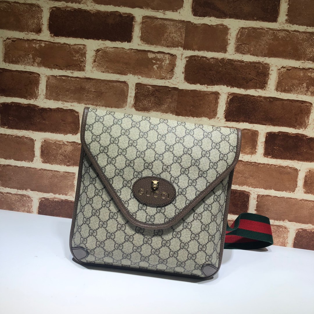 GUCCI古驰Neo Vintage GG中号邮差包598604