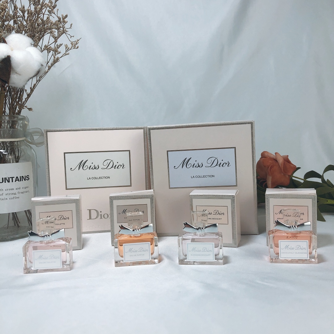 Dior Miss Dior Miniature Perfume Set - 5ml x 4, EDT, Blooming Bouquet, EDP