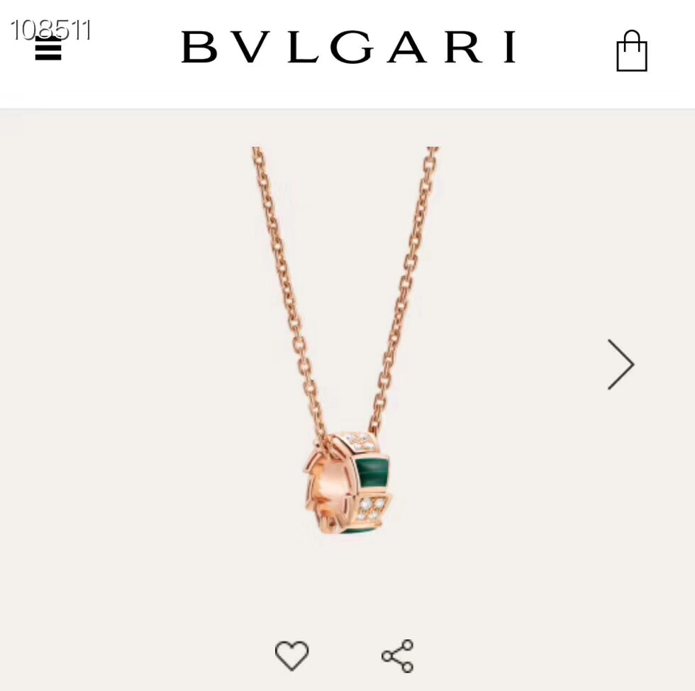 NO:102427,Bv Bulgari Malachite Snake Bone Necklace Natural White and Green Agate Necklace Divided Diamond and Natural Clerotalum Inlay Inlaid Imported Synthetic High Carbon Diamond and Natural White Fritillaria Showing Sensuality and Charm Intoxicating, Bulgari Necklace, Bottega Veneta, Bvlgari, Necklace19860909Bv宝格丽 孔雀石蛇骨项链 天然白绿玛瑙项链 分钻款和天然玉髓款 内镶嵌进口合成高碳钻和天然白贝母 流露感性与魅惑 令人沉醉,宝格丽项链,bottega veneta,bvlgari,necklace,Jewelry