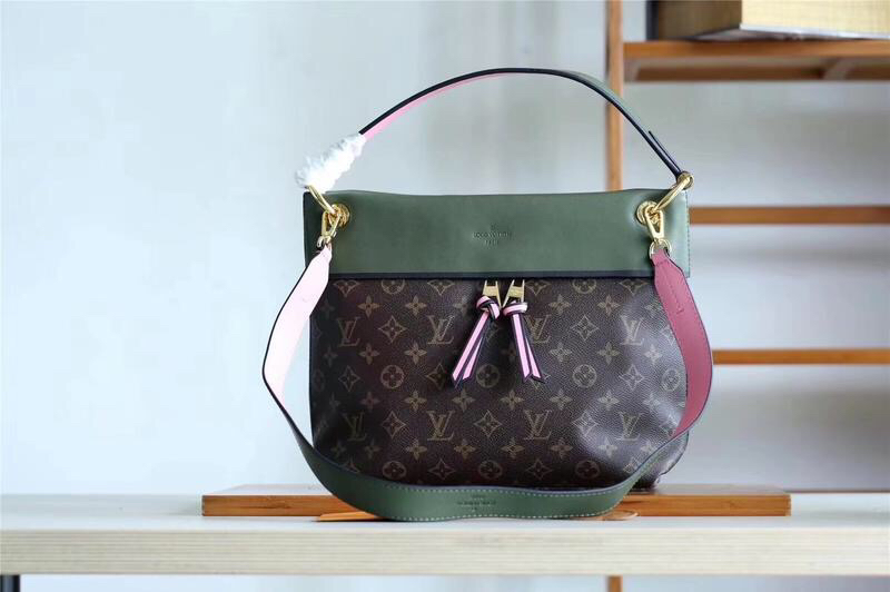 Louis Vuitton Bags Handbags Blue Caramel Pink Rose Women Monogram Canvas Spring Collection Fashion Casual m44272