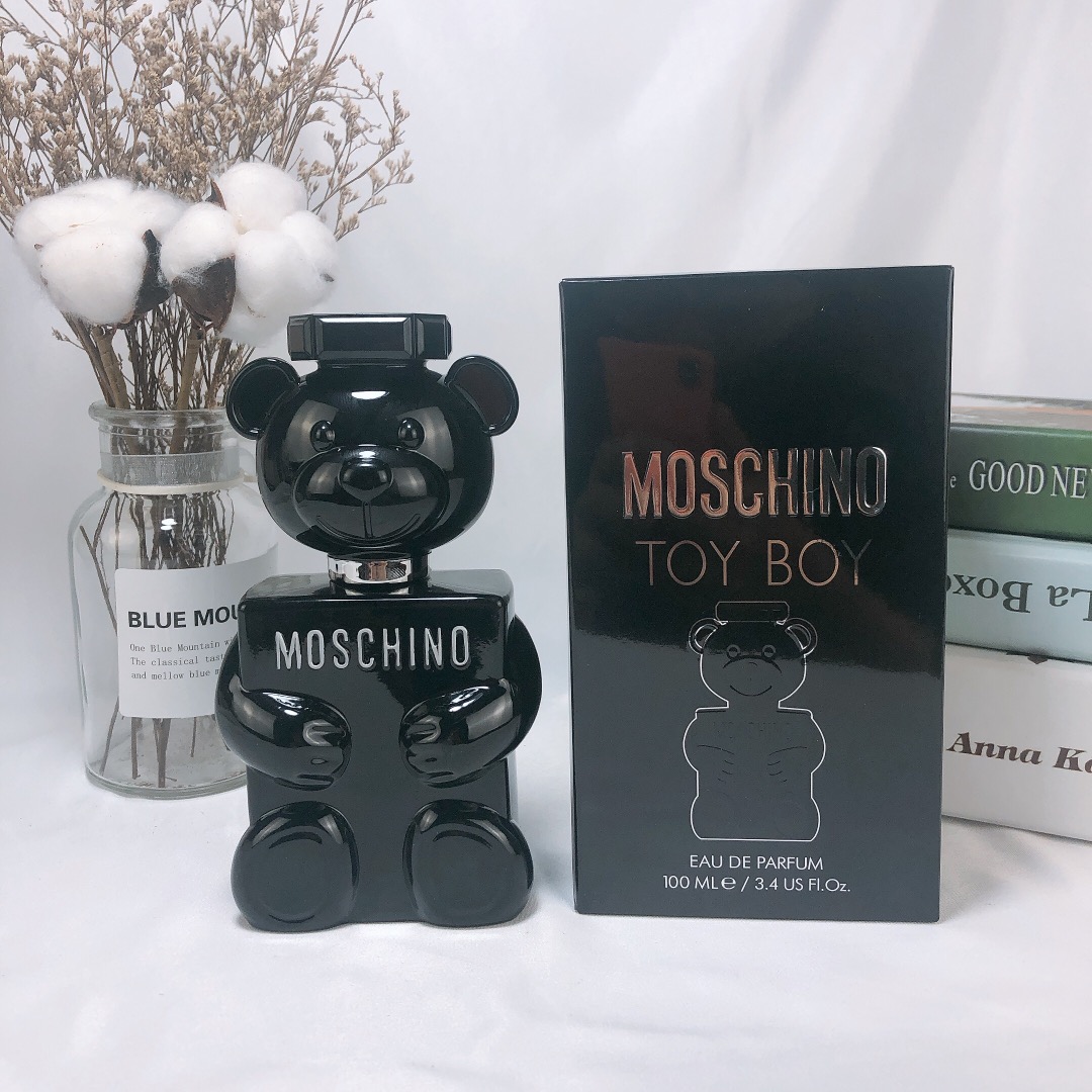 Moschino Toy Boy Men's Eau de Parfum - 100ml Teddy Bear Black Bottle