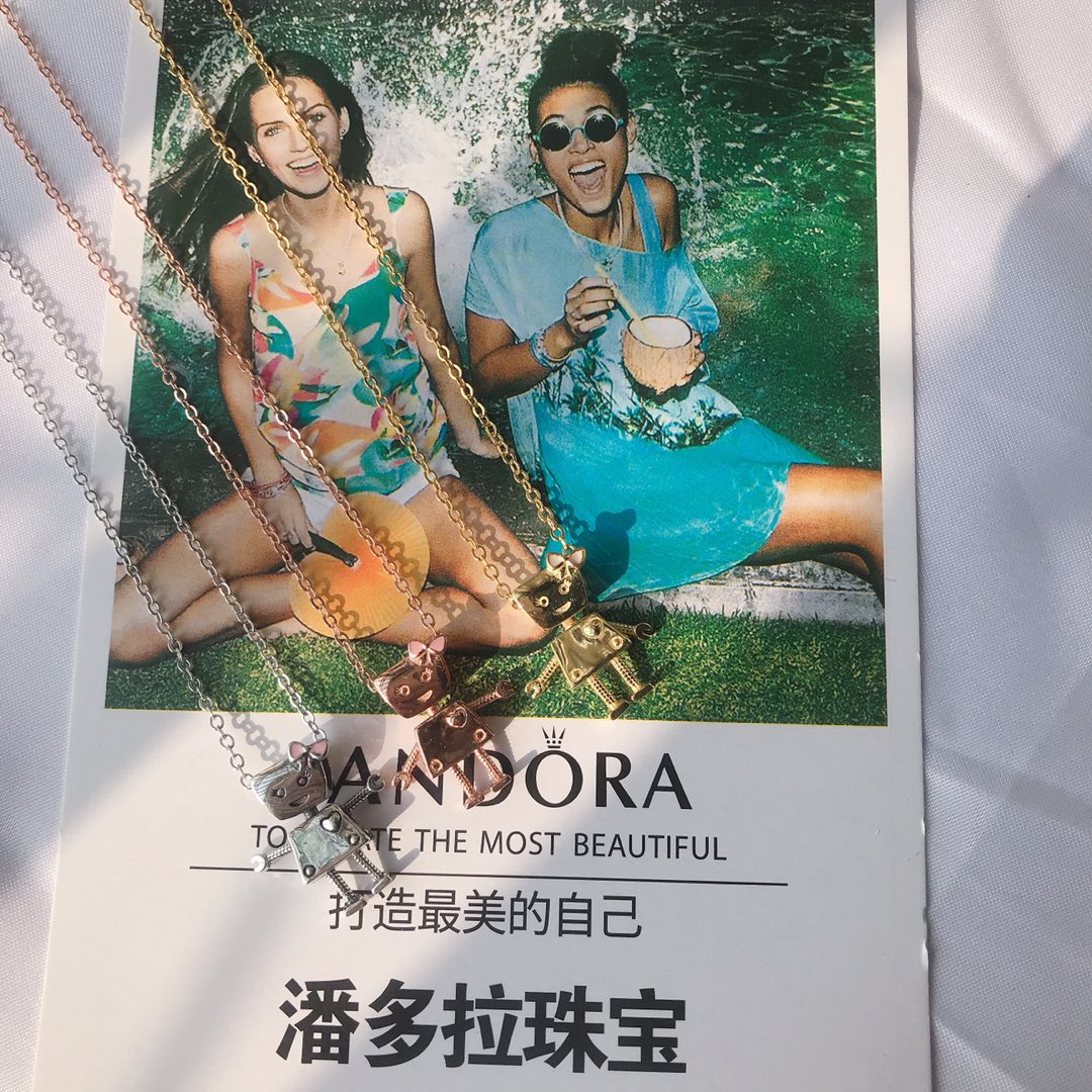 NO:103644,Little Bella necklace Platinum/K yellow/Rose gold, Pandora necklace, necklace19860909吸精的小贝拉 项链 白金/K黄/玫瑰金,潘多拉项链,necklace,Jewelry