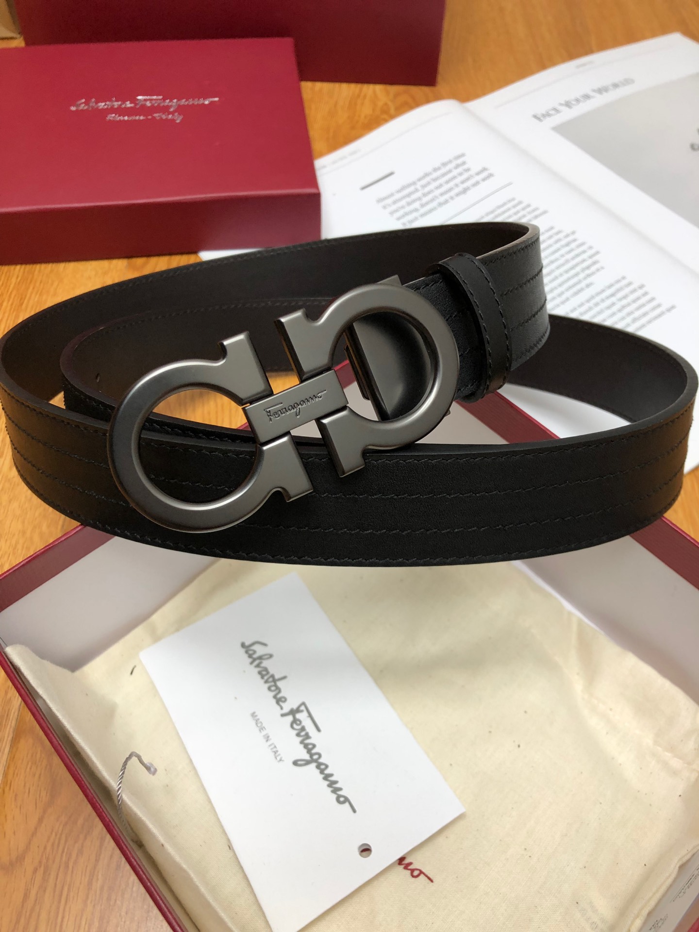 [Ferragamo Belts]Ferragamo: Original single and double-sided first-layer cowhi