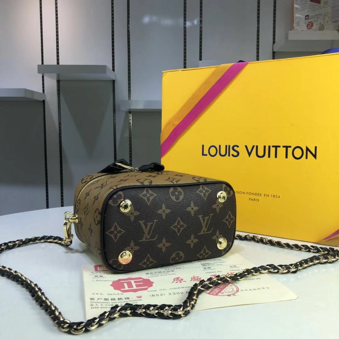 Louis Vuitton Vanity PM Reverse Monogram PM crossbody everyday