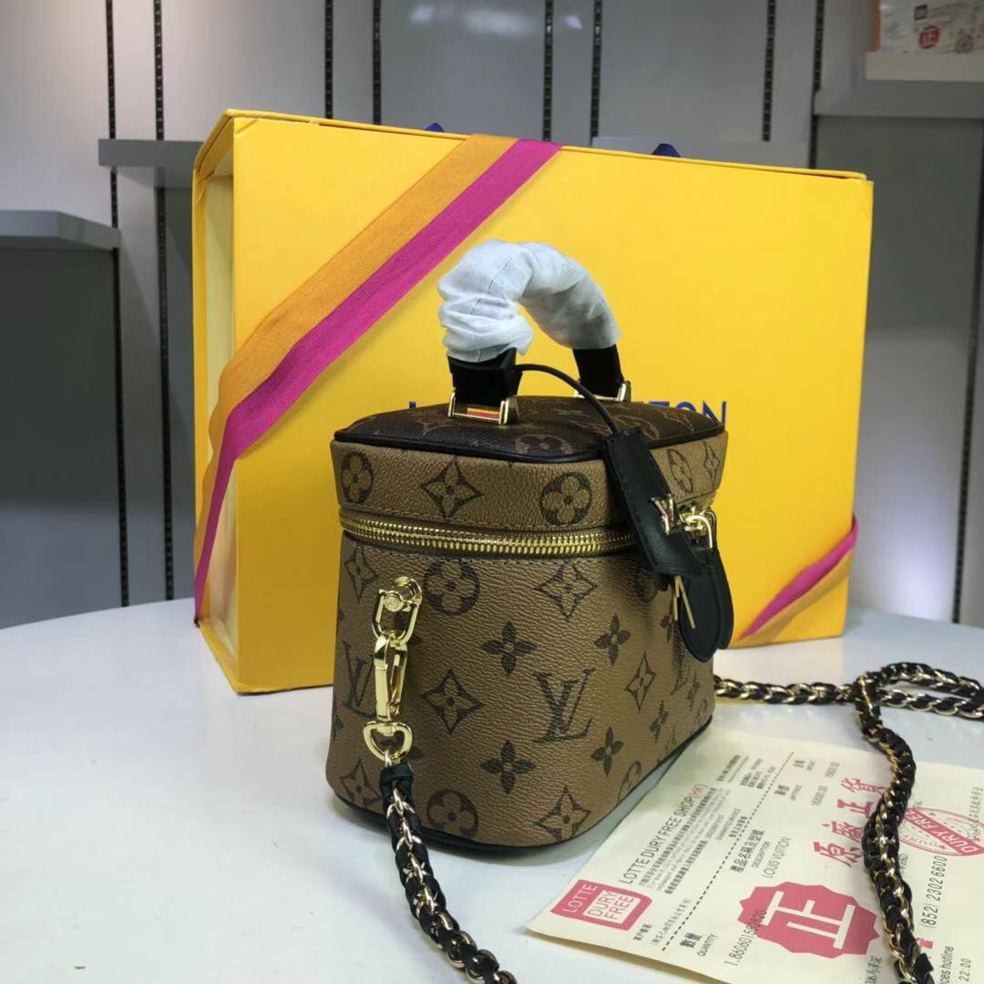 Louis Vuitton Vanity PM Reverse Monogram PM crossbody everyday