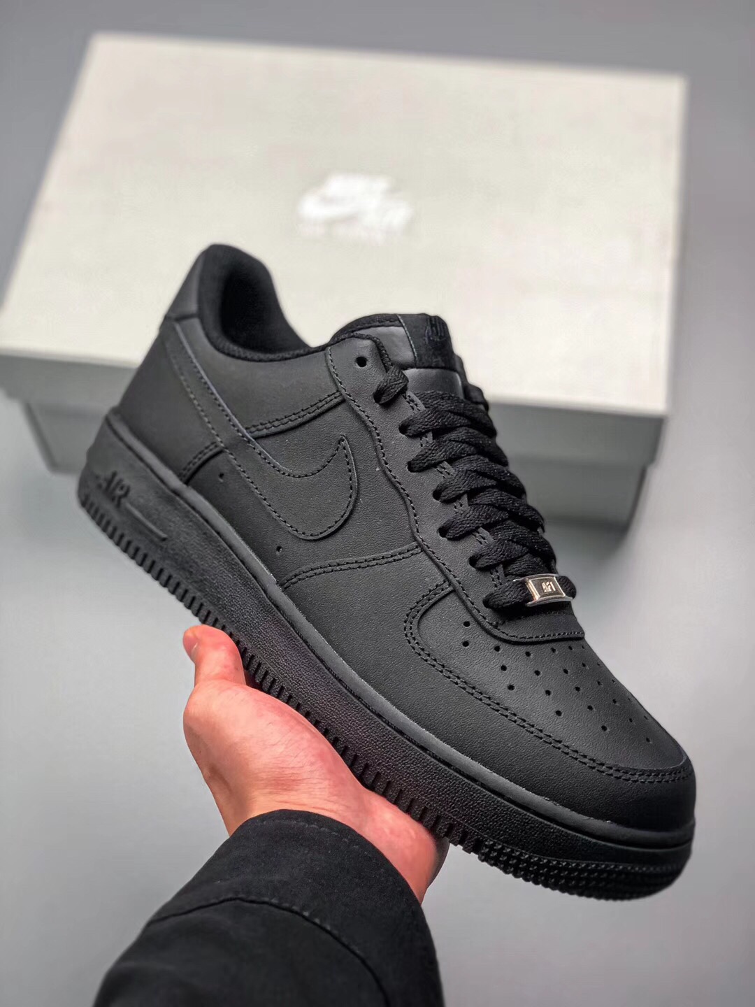 Air Force negro guerrero oscuro / tallas 36-45