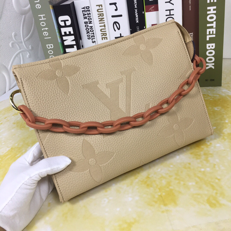 Louis Vuitton M47542 Beige Monogram Empreinte 25-20-5 crossbody everyday