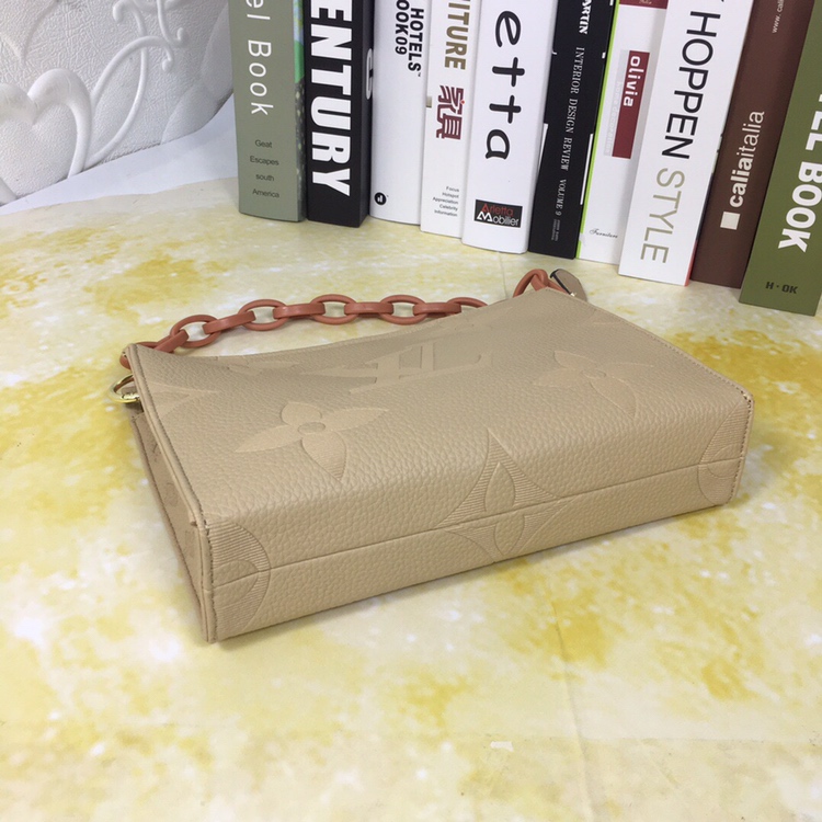 Louis Vuitton M47542 Beige Monogram Empreinte 25-20-5 crossbody everyday