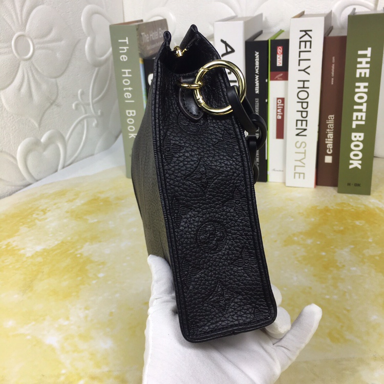 Louis Vuitton M47542 Black Monogram Empreinte 25-20-5cm crossbody everyday