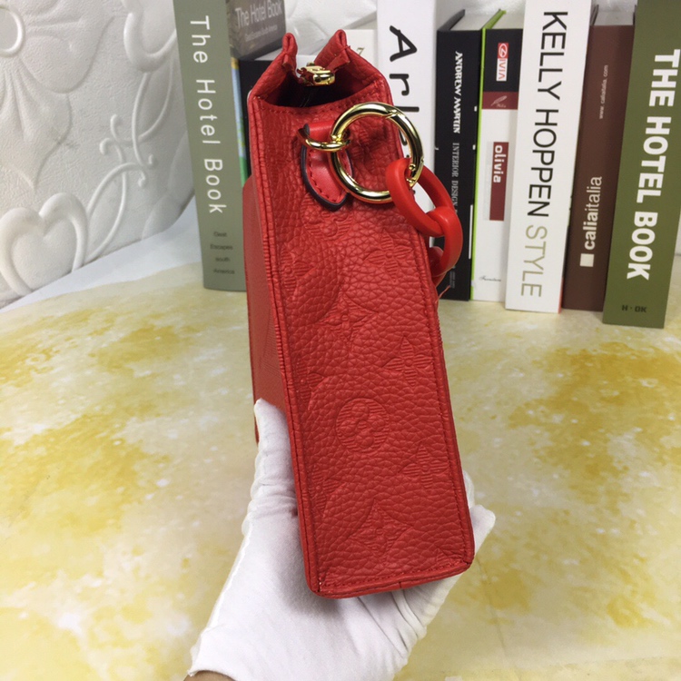 Louis Vuitton M47542 Red Monogram Empreinte 25x20x5cm shoulder everyday
