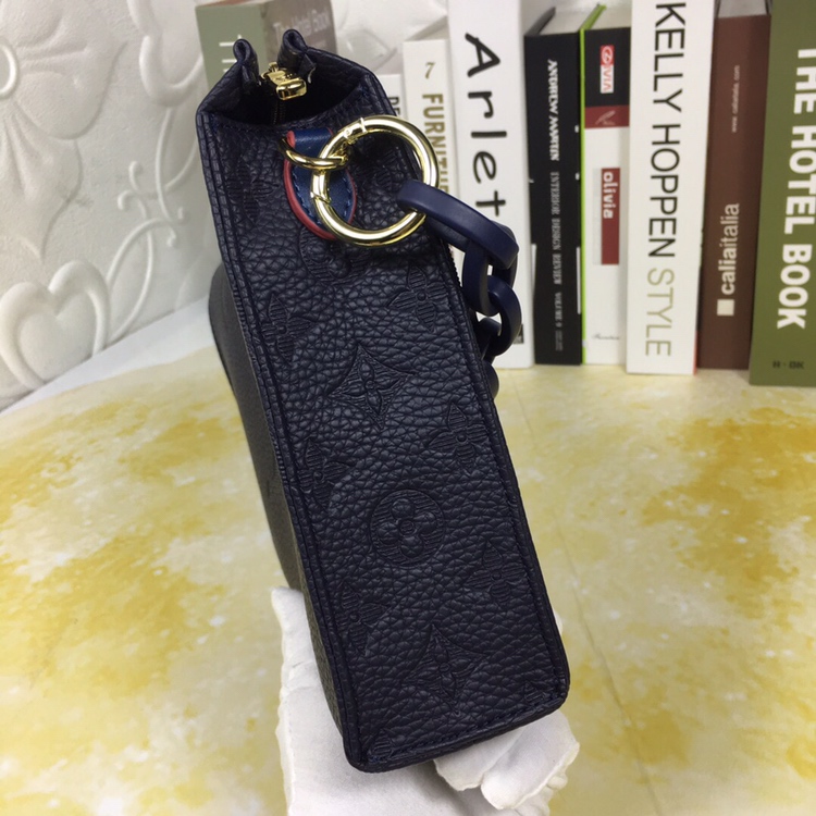 Louis Vuitton M47542 Dark Blue Monogram 25-20-5 crossbody everyday