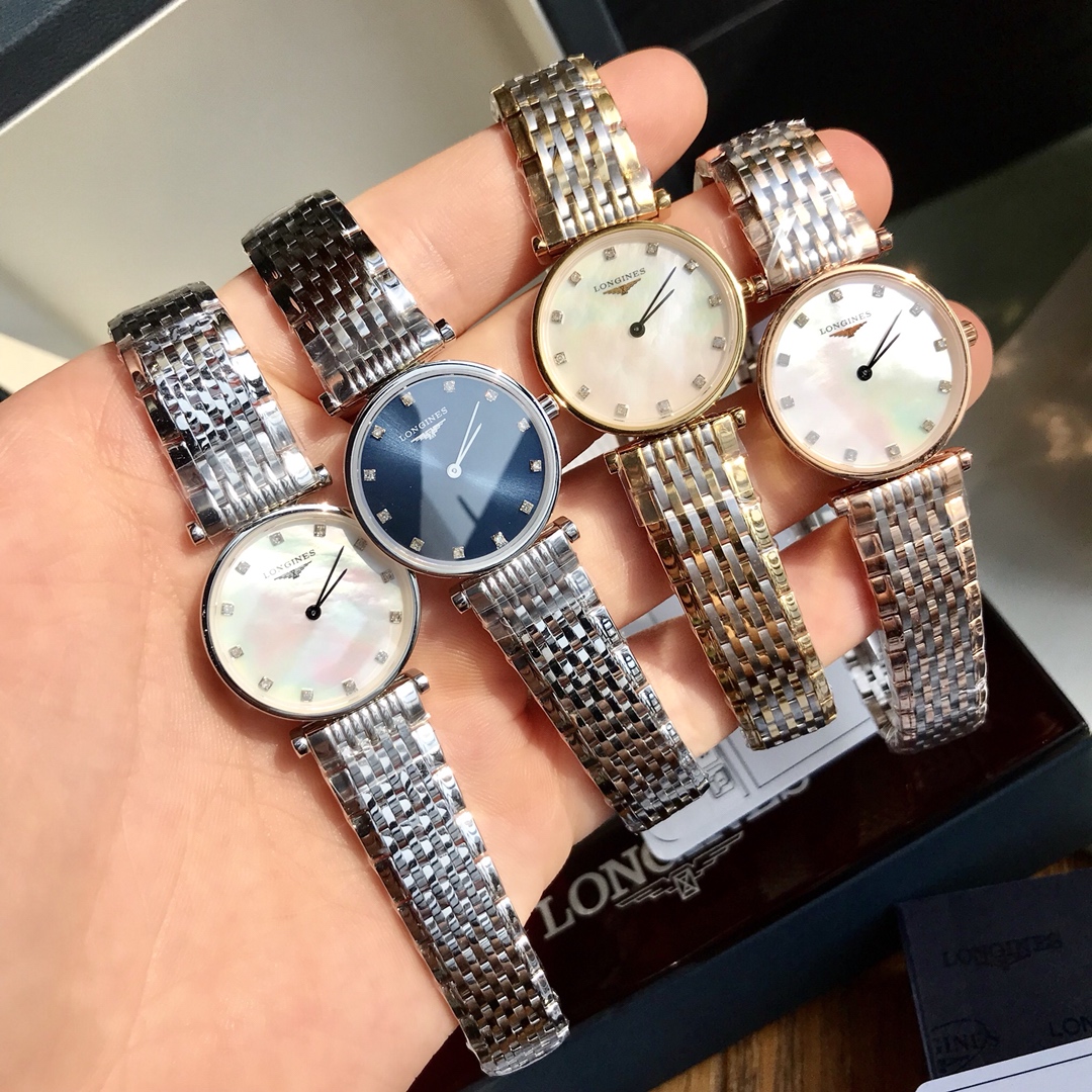 [LONGINES Watches]batch Ultra-thin 4mm dial is inlaid with 12 VVS1.1 natural d