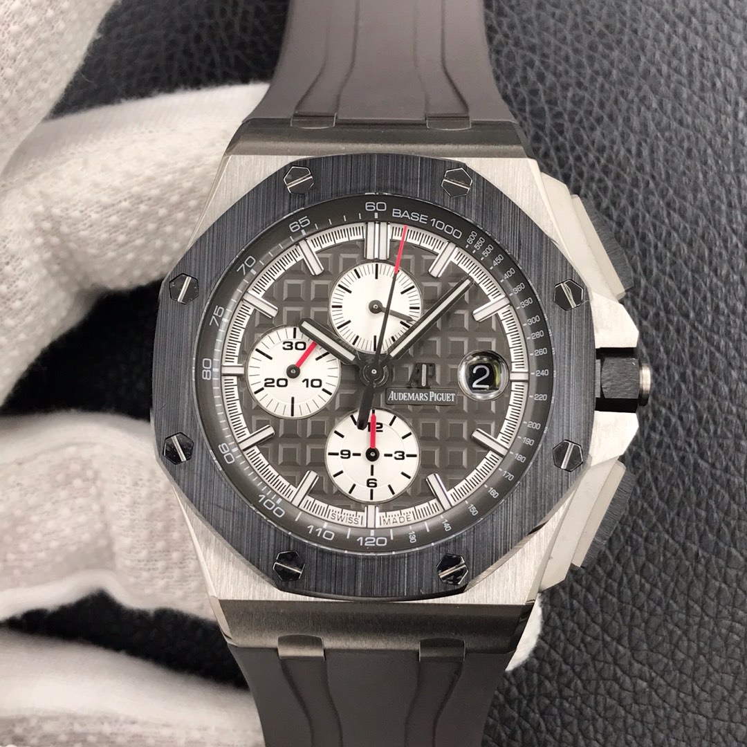 JF Boutique llegó en pequeñas cantidades [color] AP Audemars Piguet serie 26400 anillo de cerámica con carcas…