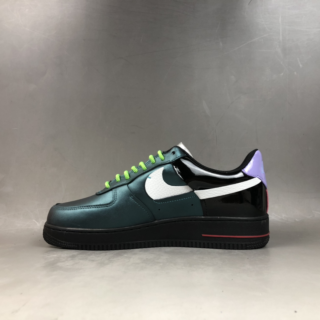 200 Nike Air Force 1 Vandalized 漆皮拼接断勾低帮休闲板鞋 CT7359-001