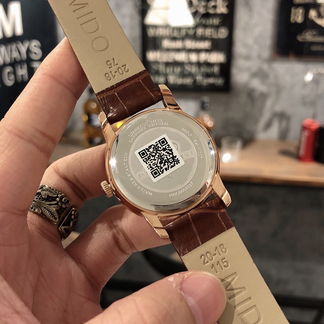 MIDO-Mido Men’s and Women’s Couple Watch with Classic Design and High Quality Materials - 图片 8