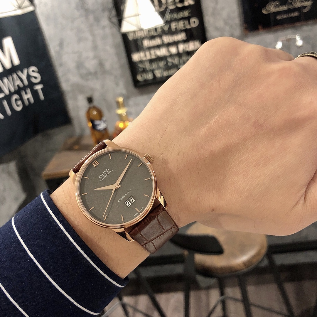 MIDO-Mido Men’s and Women’s Couple Watch with Classic Design and High Quality Materials - 图片 6