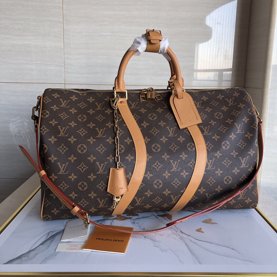 Louis Vuitton LV Keepall Travel Bags Monogram Canvas M44880