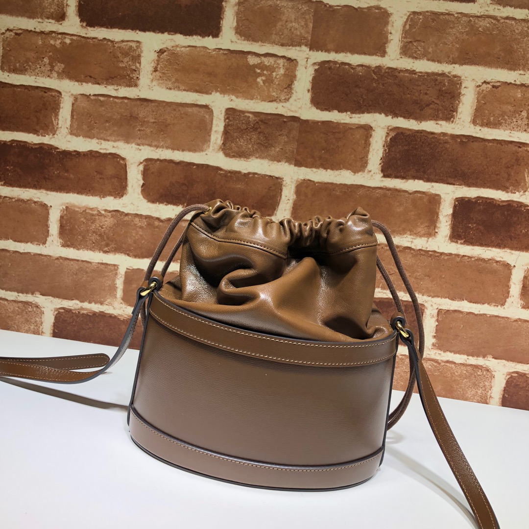 GUCCI古驰马衔扣1955系列水桶包602118