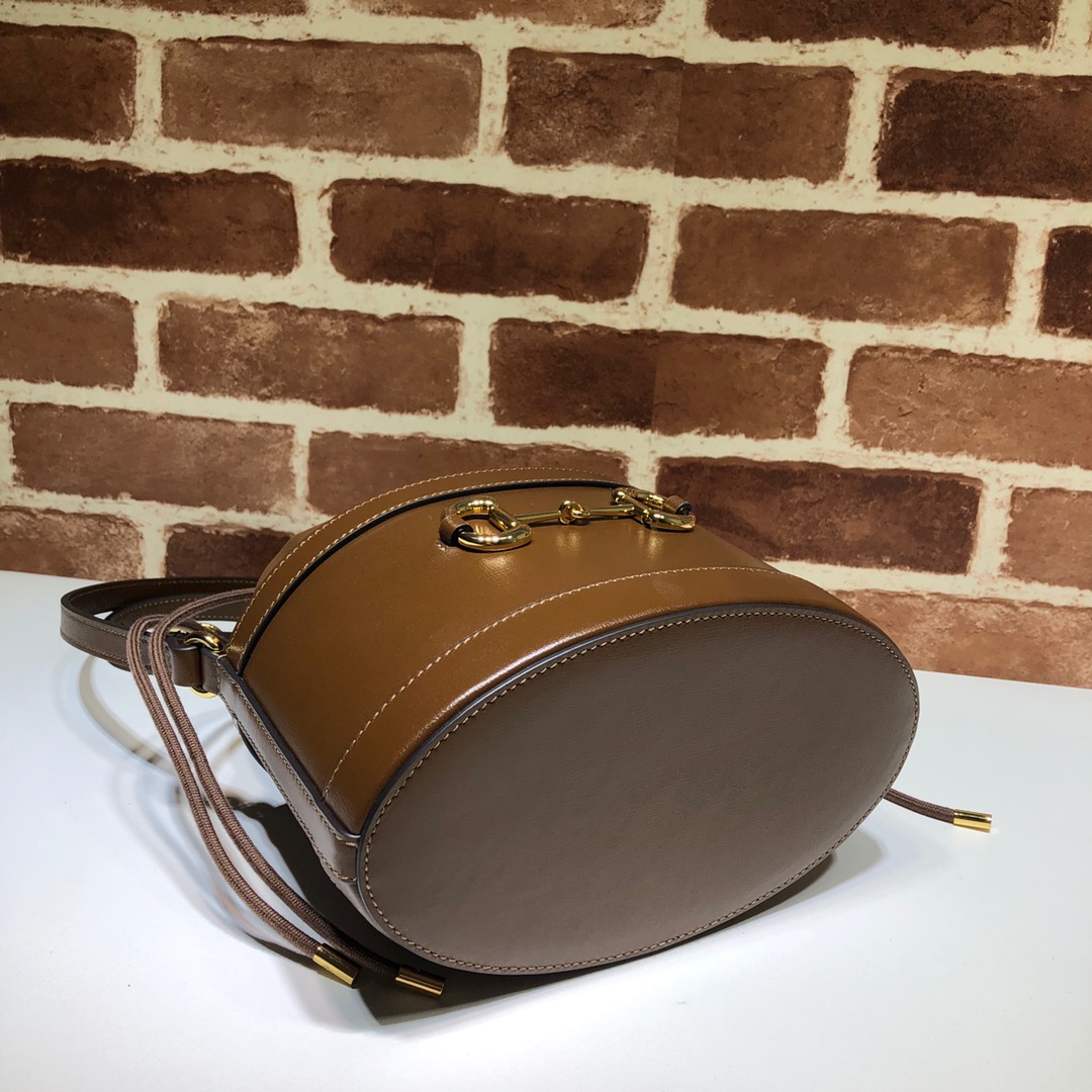 GUCCI古驰马衔扣1955系列水桶包602118