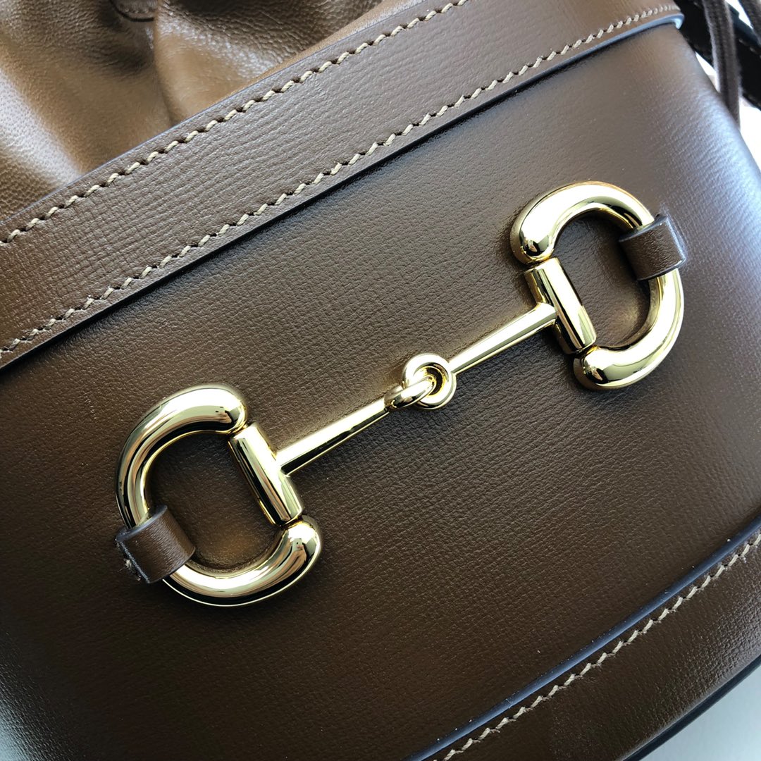 GUCCI古驰马衔扣1955系列水桶包602118