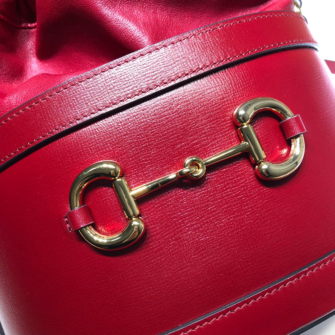 GUCCI古驰马衔扣1955系列水桶包602118