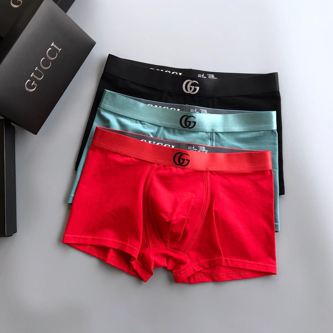 US 24.90 New product! GUCCI Classic men's boxed boutique underwear