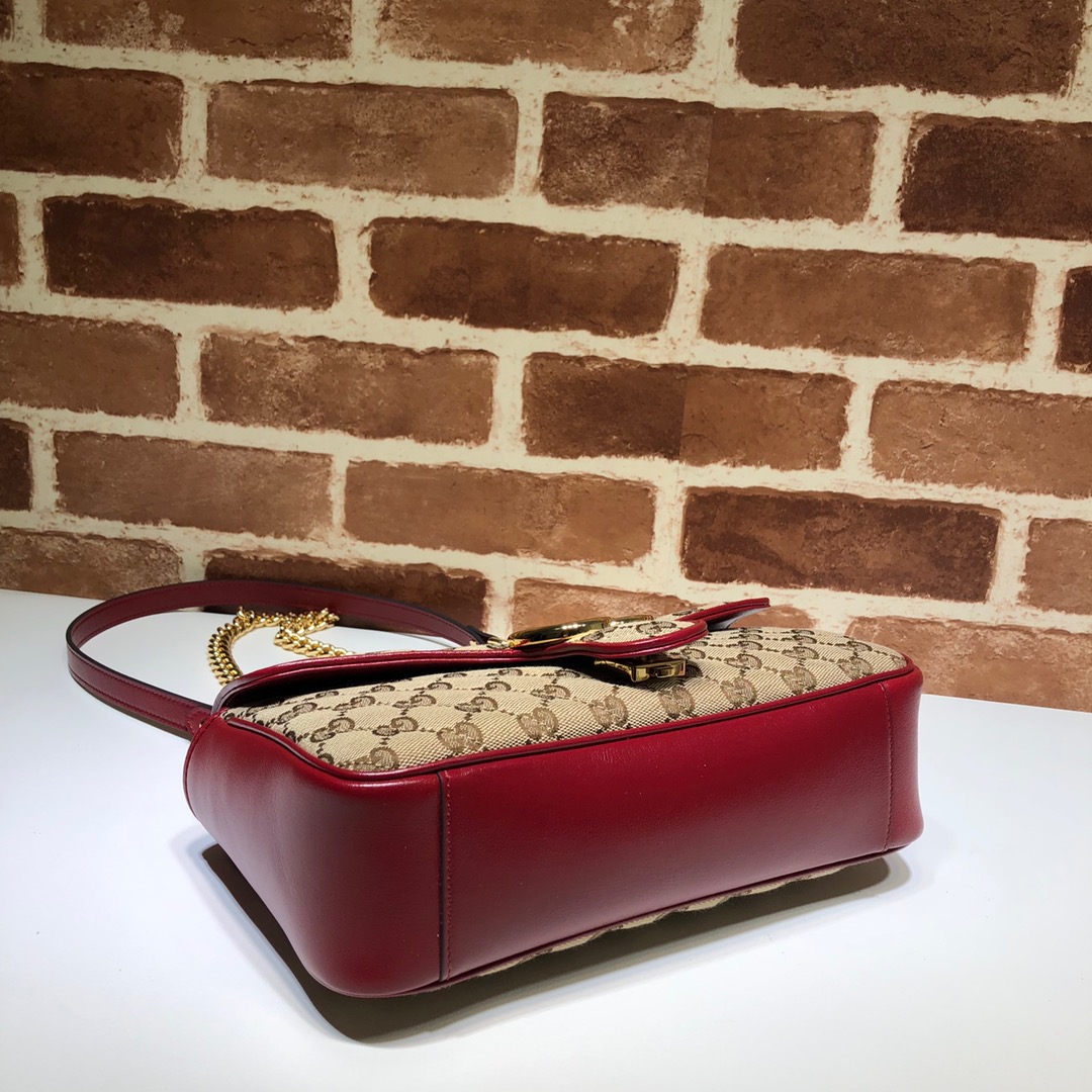 GUCCI古驰GG Marmont系列小号肩背包443497